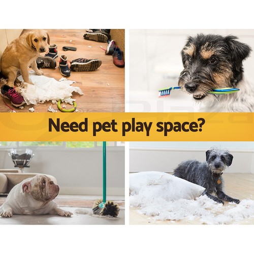 i.Pet Pet Dog Playpen Enclosure Cage 8 Panel Puppy Fence Play Pen Foldable Metal - Picture 3 of 97