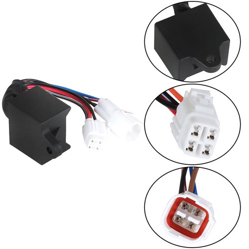 For 1994-2000 Yamaha Timberwolf YFB250/YFB250FW 4x4 Ignition Coil Spark Plug CDI - Foto 7 di 10