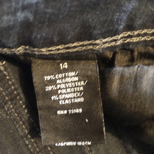 Jeweled Capri Damen Denim Jeans Größe 14 "Awesome". 38" Below Waist/Hip Hugger - Bild 6 von 11