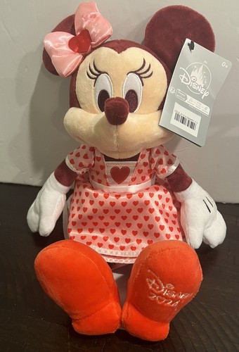 Disney Minnie Mouse 2024 Valentines Day Plush Toy 14” - Picture 1 of 8