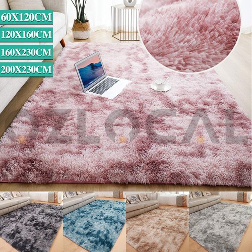 Floor Rug Rugs Fluffy Area Carpet Shaggy Soft Large Pads Living Room Bedroom Pad - Picture 1 of 35