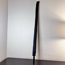 Vintage 38  Black  White 100 Nylon Umbrella