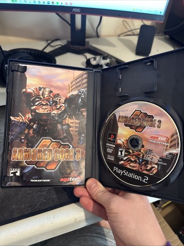 Armored Core 3 PlayStation 2 Tested & Authentic Disc Has 0 Scratches & Reg Card - Bild 2 von 4