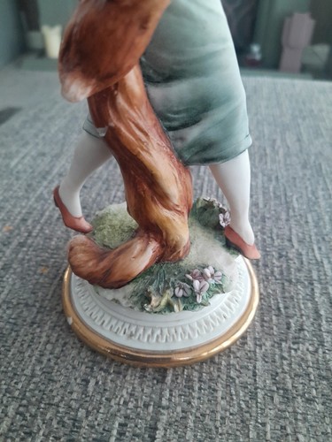 Vintage capodimonte figurine Of Elegant Lady L Cazzola Italian Porcelain - Picture 6 of 11
