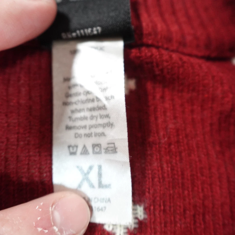 Suéter Star Wars Para Hombres XL Cárdigan Tejido Abotonado AT-AT Estrella de la Muerte Vacaciones Foto 4 de 4