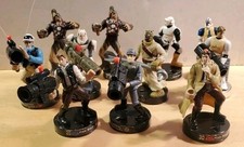 HASBRO STAR WARS ATTACKTIX BATTLE GAME FIGURES LOT HAN SOLO WOOKIE STORMTROOPER