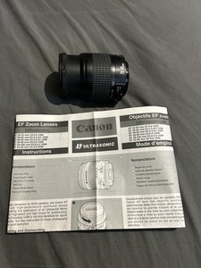 Canon 28-80mm F/3.5-5.6 auto working lens + booklet