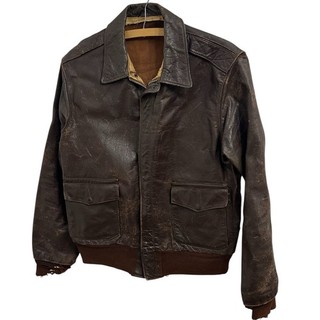 WWII A 2 Leather Flight Jacket Early/Pre War Private Purchase Medium Uniform AAF