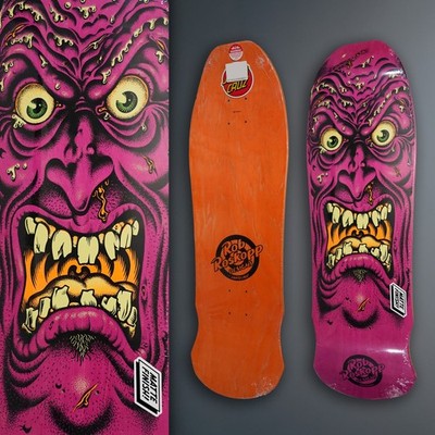 Santa Cruz 11116423 Rob Roskopp Reissue Skateboard - Purple