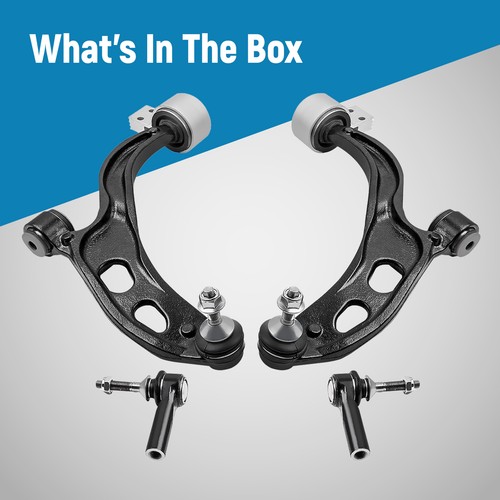 4x Front Lower Control Arm w/ Outer Tie Rods for 2010 2011 2012 Ford Flex Taurus - Picture 6 of 19