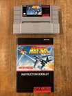 Super Strike Eagle Nintendo SNES 1993 Authentic Cart, With Manual Tested Working