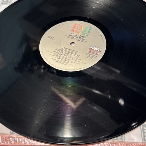 Stray Cats Built For Speed 1982 Vinyl Record Album Shrinkwrap VG+ - Picture 3 of 7