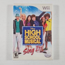 High School Musical: Sing It Nintendo Wii, 2007 Tested Working
