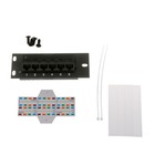 6 Port CAT5 CAT5E Patch Panel RJ45 Networking Wall Mount Rack Mount Bracket
