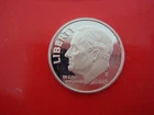 Beautiful 2015 S Silver Deep Cameo Roosevelt Dime -  actual coin in photo