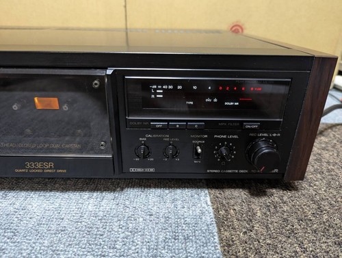 SONY TC-K333ESR Tapecorder w/ Manual Restored Excellent Tested Japan FedEx MG01 - Picture 4 of 10