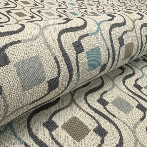 Oasis Neutral Ogee Jacquard Polsterstoff 54" - Bild 2 von 5
