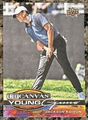 Jackson Koivun 2026 Upper Deck Golf Canvas Young Guns Rookie Insert C51