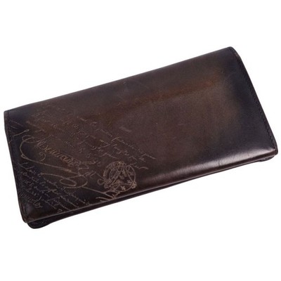 Berluti wallet bi-fold long calligraphy venetian leather mens Used MOLO-0