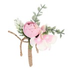 Handmade Simulated Flower Corsage Artificial Wedding Flower Corsage Decor