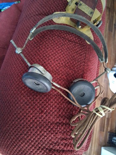 Vintage Western Electric Microphone / Elwood Headphones - Zdjęcie 2 z 16