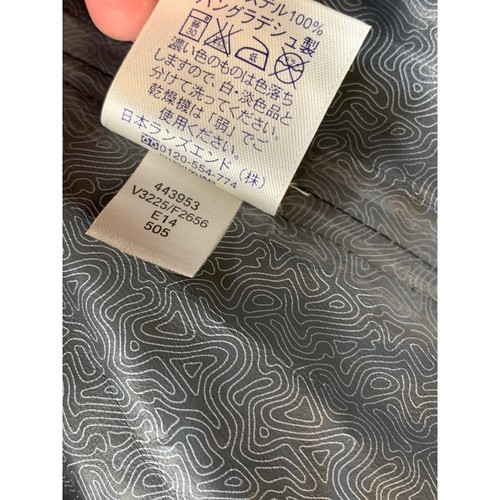 Lands End Womens XS Black Waterproof Hooded Rain Jacket Lightweight Multi Pocket - Picture 8 of 11