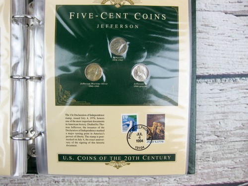 U.S. Münzen des Postgedenkvereins 20. Jahrhunderts 16 Tafeln / 40 Münzen - Bild 9 von 19