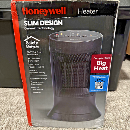 Honeywell Digital Ceramic Compact Slim Design Design Tower Heater Black (NIB) - Picture 7 of 11