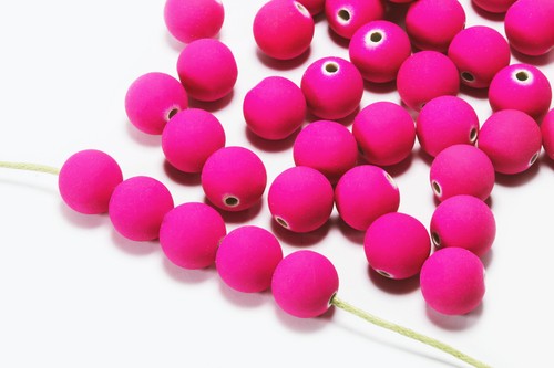 Inwaria Beads Ø 8/10 MM 50 Piece Round Ball Plastic Beads, P-70 - Picture 9 of 18