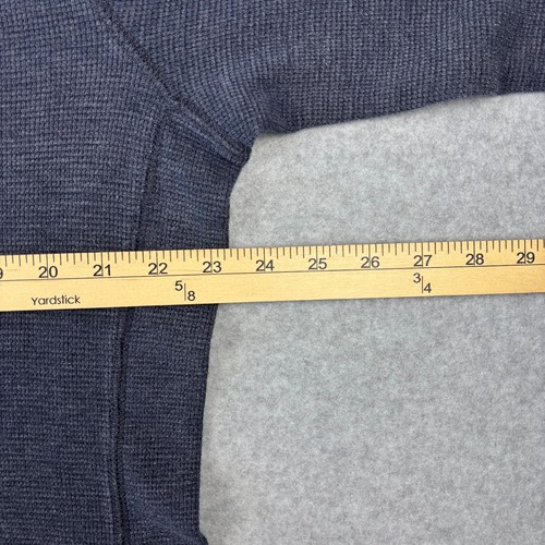 Eddie Bauer Hemd Herren Large Tall Henley Thermo Waffelstrick grau langarm - Bild 9 von 13