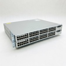 Cisco 3850 WS-C3850-48P-L 48-Port PoE Gigabit Switch No Fan Modules Lot 2