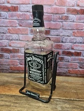 Jack Daniels Tilt & Pour Bottle Swing 1.75L Old No. 7 Bottle Cradle Display Vtg