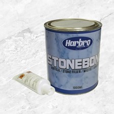 Marble Repair Kit - Stone Granite Glue and Travertine Filler 1 Ltr Tin