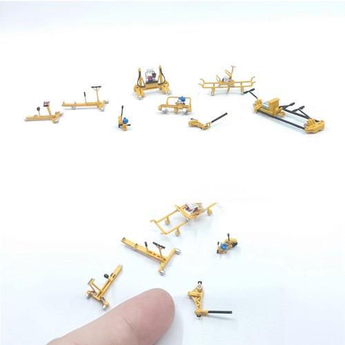 HO Scale Diorama Train Railroad Track Overhaul Maintenance Equipment Props ModpK - Picture 3 of 22
