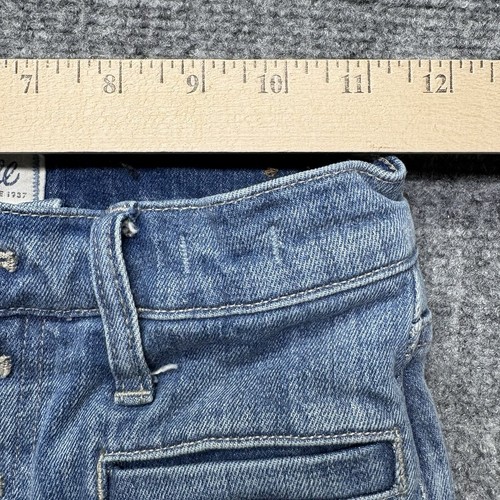 Madewell Jeans donna 24 blu mercato delle pulci svasato esposto bottoni mosca hippie boho - Foto 8 di 14