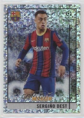 2020 Merlin Collection Chrome UEFA Champions League Sergino Dest Rookie RC 0s9u