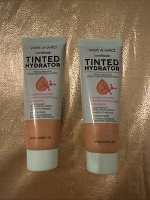 2 Pack Wet n Wild Bare Focus Tinted Hydrator Tinted Medium Deep New Sealed