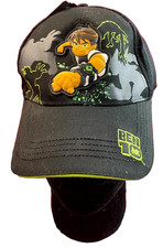 Cartoon Network BEN 10 Baseball Cap Kids One Size Black Mesh Back Strapback Hat