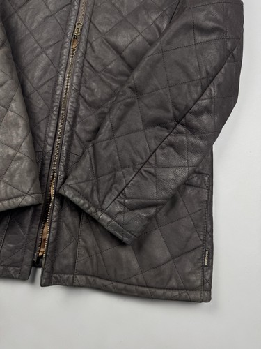 Barbour quilted leather jacket size UK12 womens - Picture 6 of 13