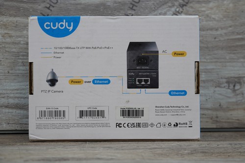 Wtryskiwacz Cudy POE300 60W Gigabit PoE+ - Zdjęcie 2 z 2