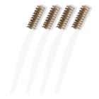  4 Pcs Dratbürste Mini-Drahtbürste Düsenreinigungsbürste Kupferpinsel