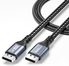 8K DisplayPort Cable 1.4 6Ft 2M DP To DP UHD High Speed Cord 8K 60Hz 4K 144Hz