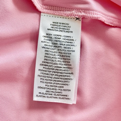 RLX Women GOLF Tailored Fit Piqué Polo Shirt In Pink Flamingo Size XS $110 - Picture 6 of 8