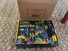 New in box National Geographic Glow in the Dark Marble run STEM