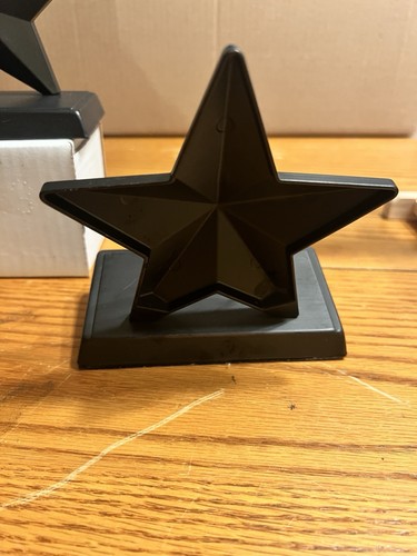 Metall Stern Strumpfhalter 2er Set schwarz schwarz Samtboden - Bild 7 von 7