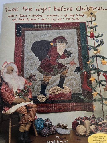 Libro de manualidades y edredones navideños "Twas the Night Before Christmas" Indygo Junction - Imagen 2 de 9