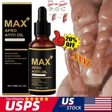 5PCS Max+ Afro Ayiti Oil Herbal Oil for Man Enhances Male Boosts Circulation USA