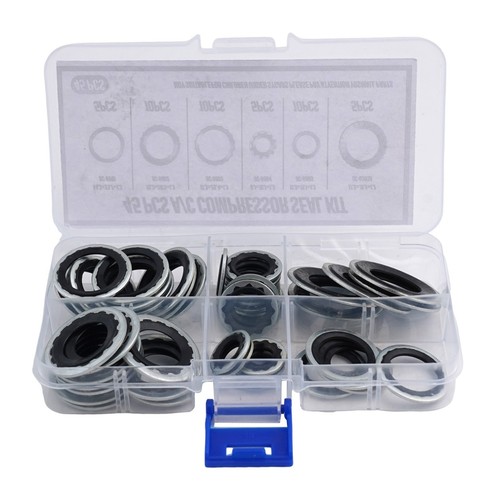 Reliable Low and High Pressure Sealing Automotive AC Gasket Seal 45Pcs - Picture 4 of 16