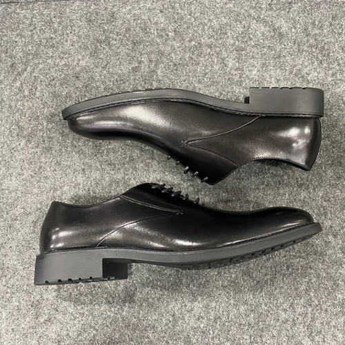 Moretti Adino Leder einfache Zehe Oxford Schuhe Herren Größe 10,5 schwarz - Bild 6 von 7