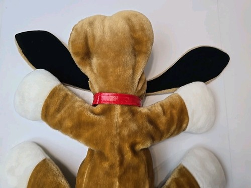 Big Hound Dog Plush Puppy Toy Floppy Huggable Pillow Toy Approx 20" Long Vintage - Picture 11 of 18